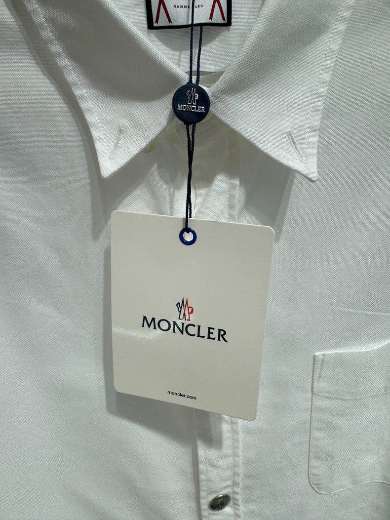 Moncler Moncler Limited Edition White Logo Shirt Size US M / EU 48-50 / 2 - 3 Thumbnail