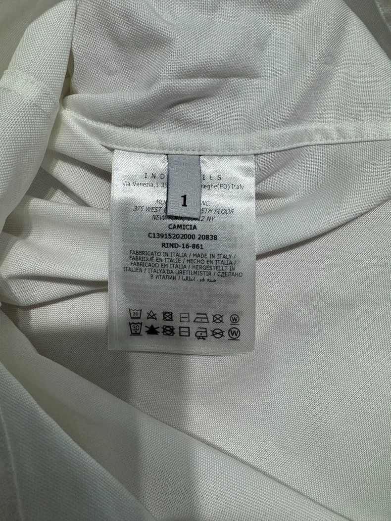 Moncler Moncler Limited Edition White Logo Shirt Size US M / EU 48-50 / 2 - 5 Thumbnail