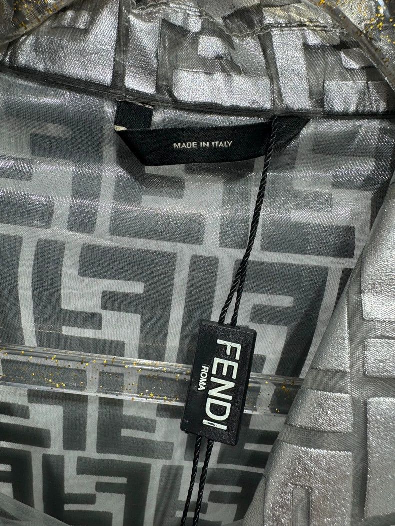 Fendi Fendi FF Monogram Zip Windbreaker Coat Size US L / EU 52-54 / 3 - 3 Thumbnail