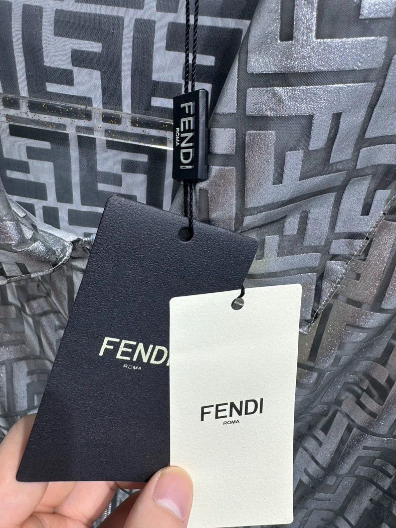 Fendi Fendi FF Monogram Zip Windbreaker Coat Size US L / EU 52-54 / 3 - 4 Thumbnail