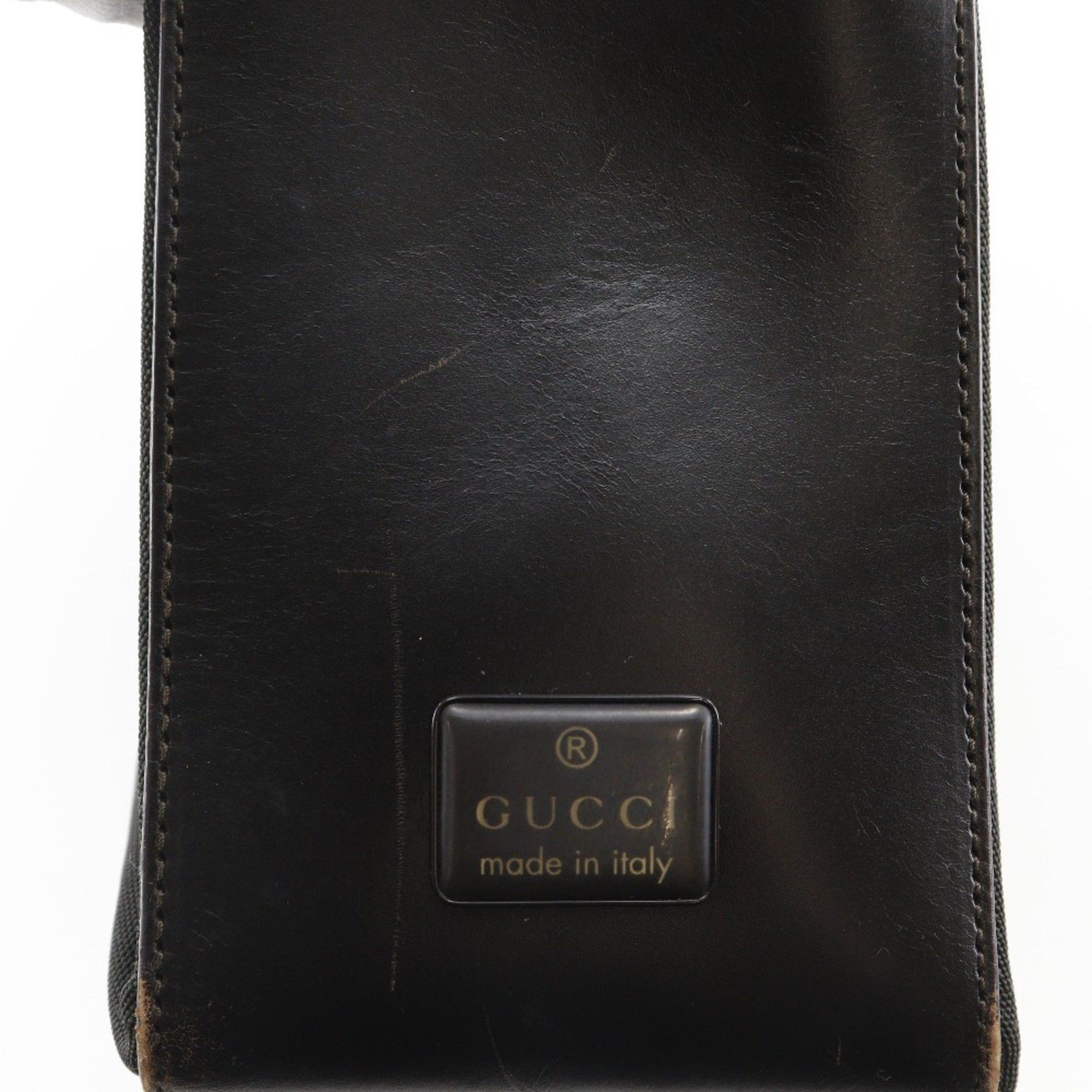 Gucci Gucci Shoulder Bag 001.3766 Nylon Canvas Black A5 Women's Size ONE SIZE - 9 Thumbnail