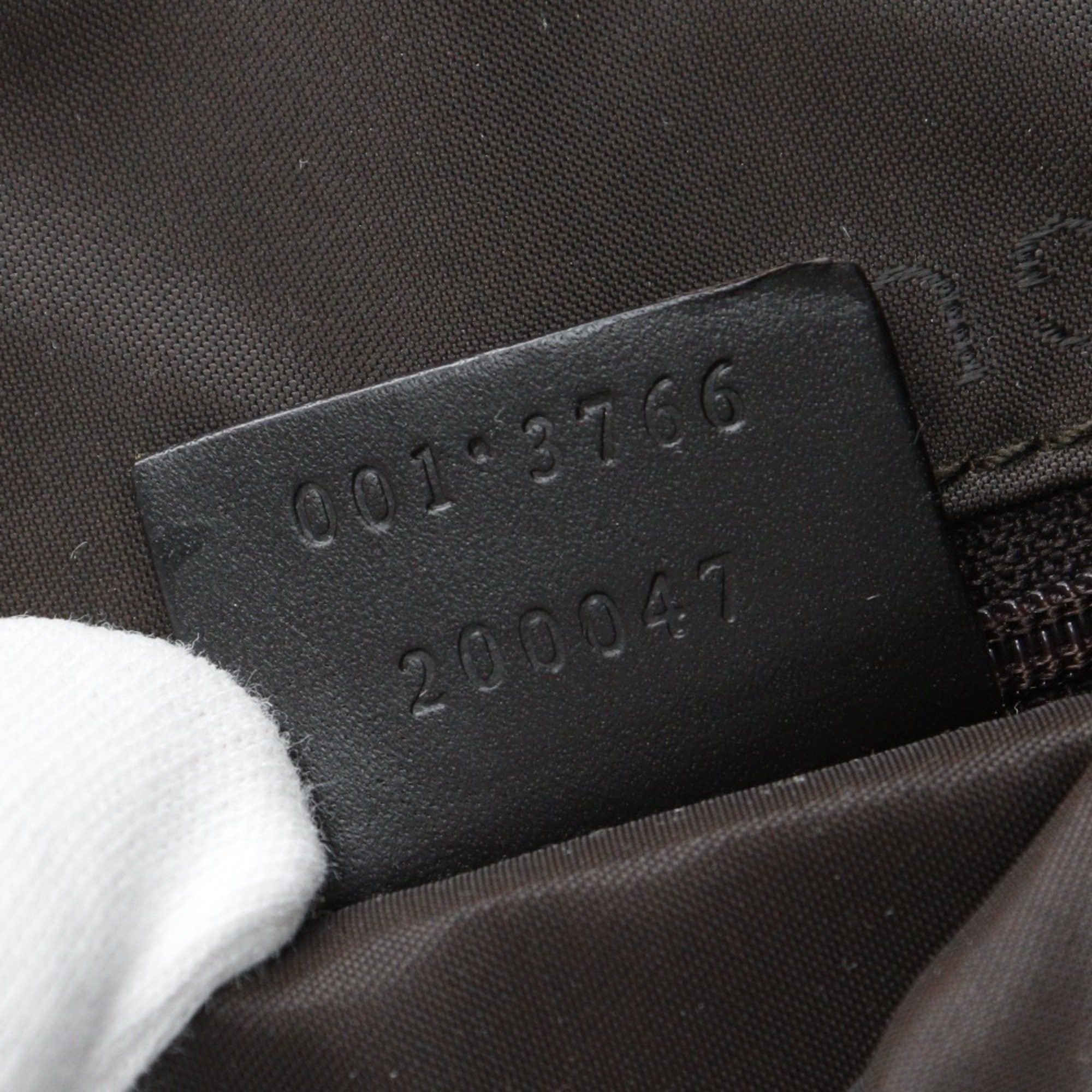 Gucci Gucci Shoulder Bag 001.3766 Nylon Canvas Black A5 Women's Size ONE SIZE - 17 Thumbnail