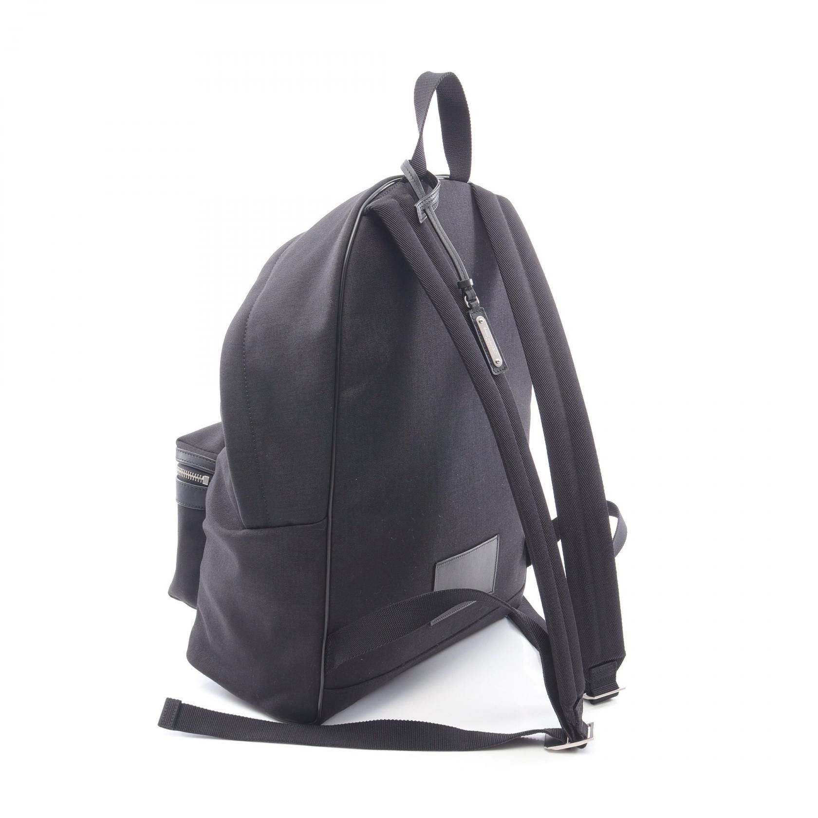 Yves Saint Laurent Yves Saint Laurent Saint Laurent Paris City Canvas Leather Backpack Canvas Backpack 534967 Size ONE SIZE - 2 Thumbnail