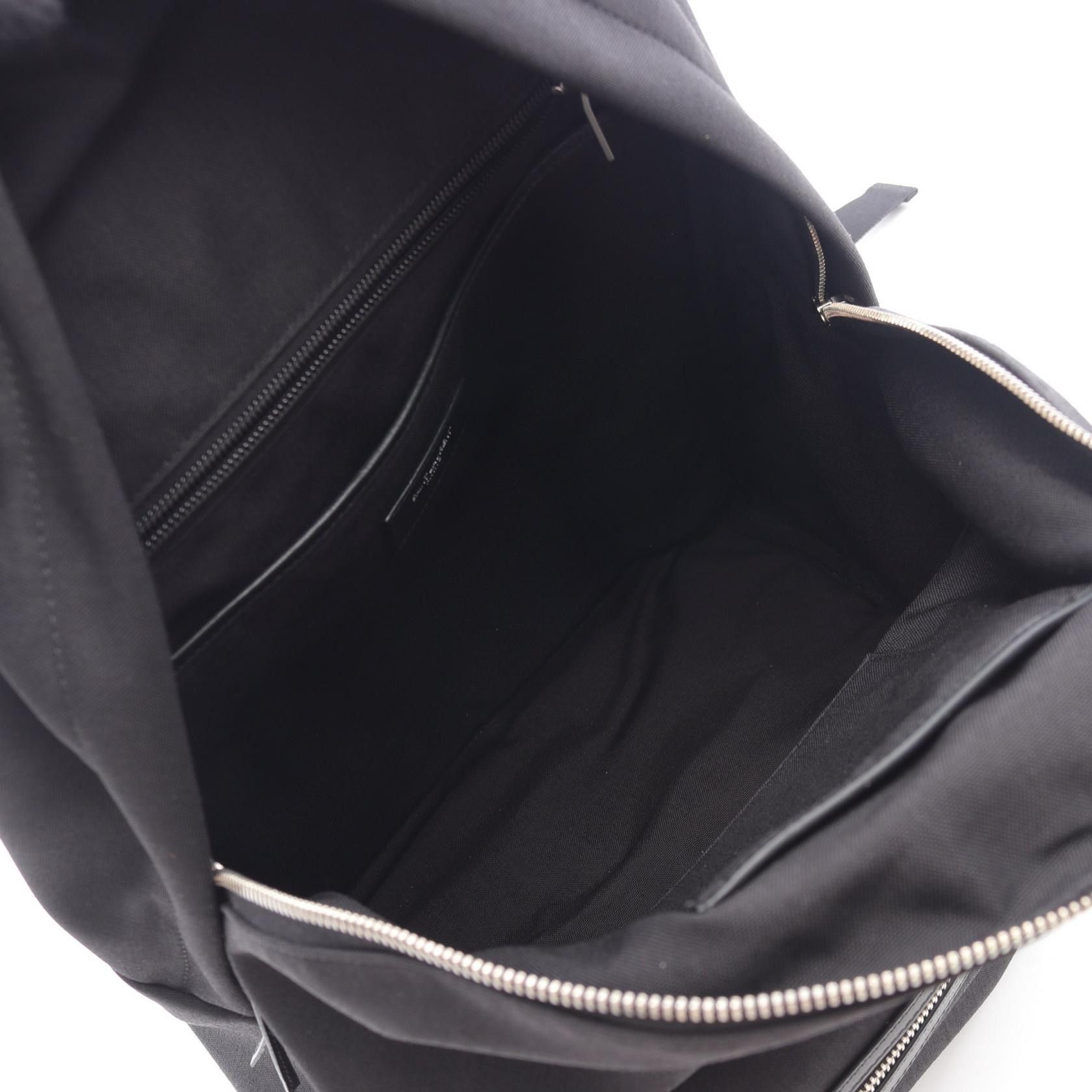 Yves Saint Laurent Yves Saint Laurent Saint Laurent Paris City Canvas Leather Backpack Canvas Backpack 534967 Size ONE SIZE - 3 Thumbnail