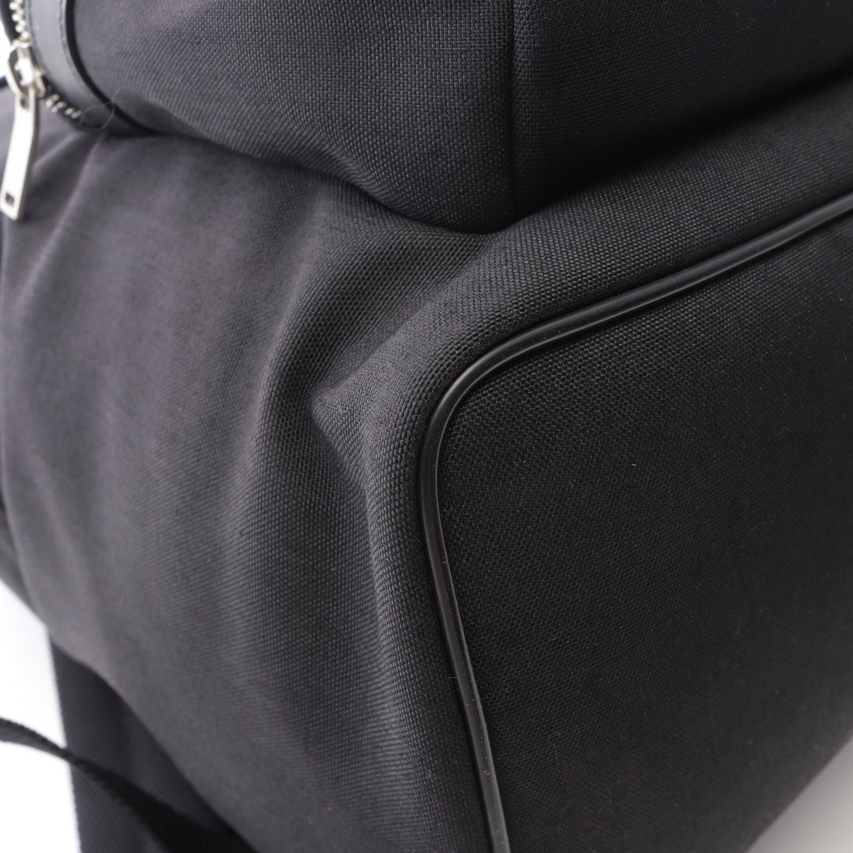 Yves Saint Laurent Yves Saint Laurent Saint Laurent Paris City Canvas Leather Backpack Canvas Backpack 534967 Size ONE SIZE - 6 Thumbnail
