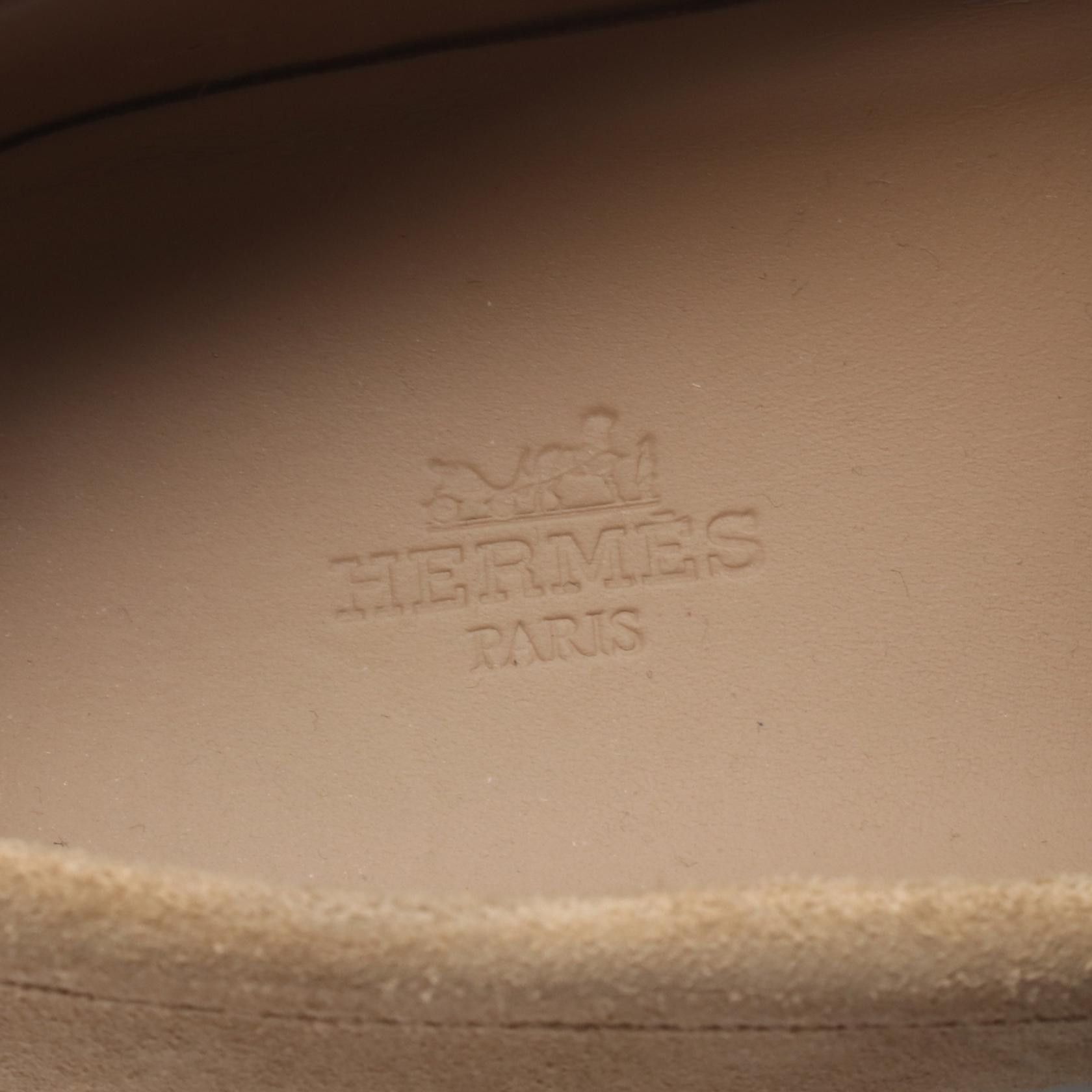 Hermes Hermes Hermes Ignacio Chaine d'Ancre Suede Loafers Suede Shoes Size ONE SIZE - 5 Thumbnail