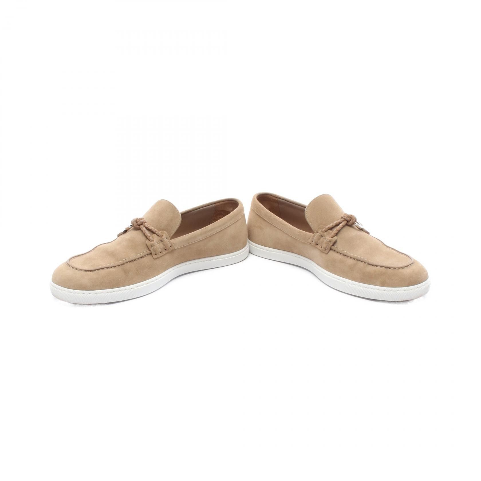 Hermes Hermes Hermes Ignacio Chaine d'Ancre Suede Loafers Suede Shoes Size ONE SIZE - 3 Thumbnail