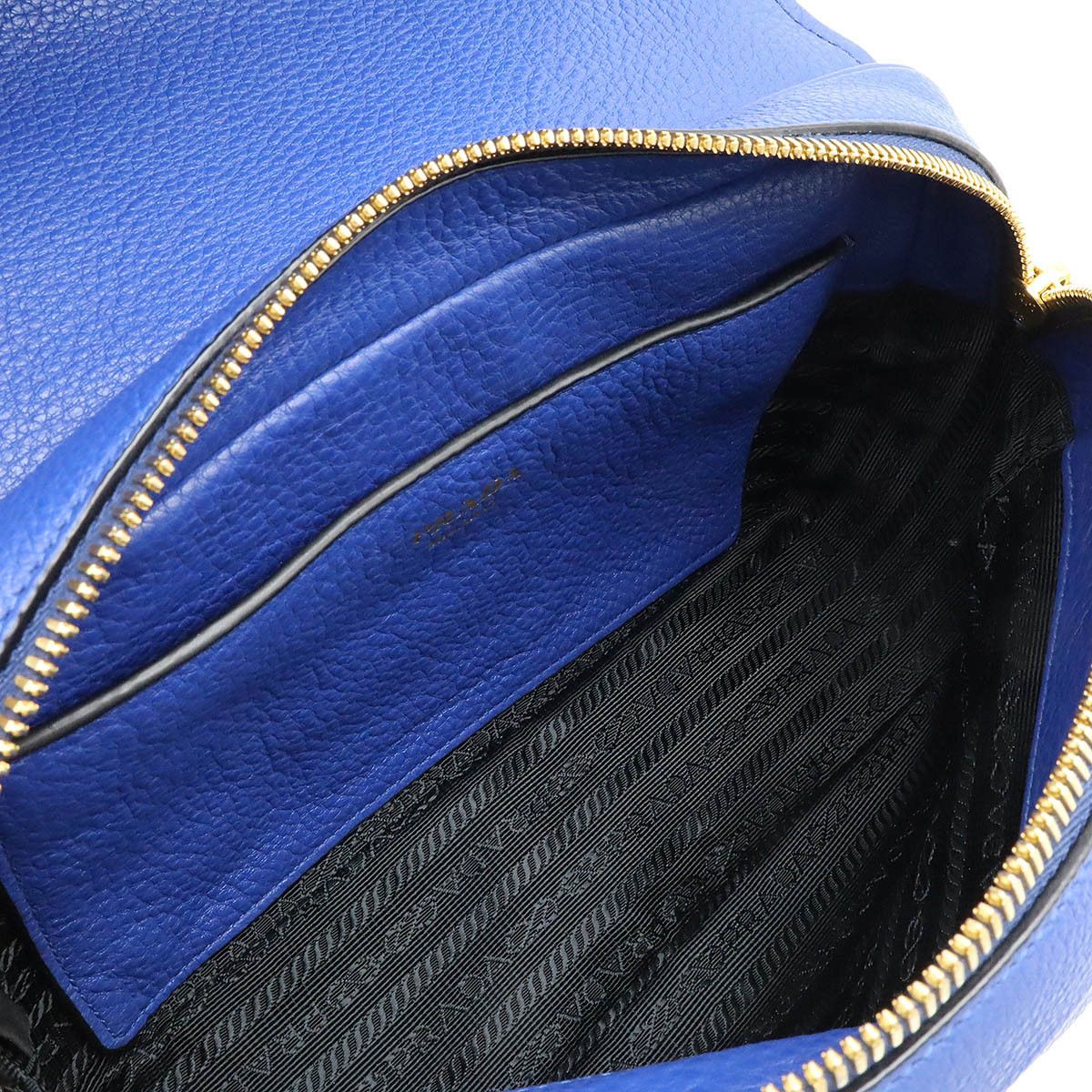 Prada Prada Prada 1BD163 Leather Shoulder Bag Leather Shoulder Bag 1BD163 Size ONE SIZE - 6 Thumbnail