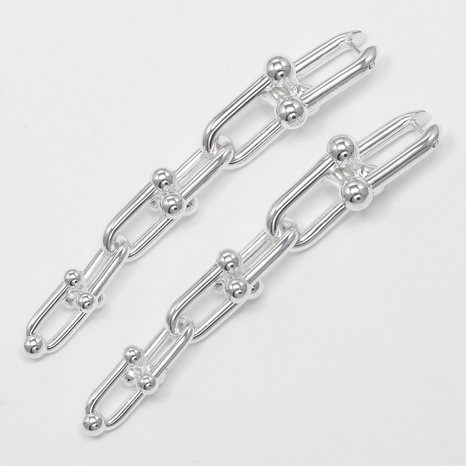 Tiffany & Co. Tiffany & Co. Tiffany HardWear Graduated Link Silver 925 Earrings Metal Earrings Size ONE SIZE - 6 Thumbnail