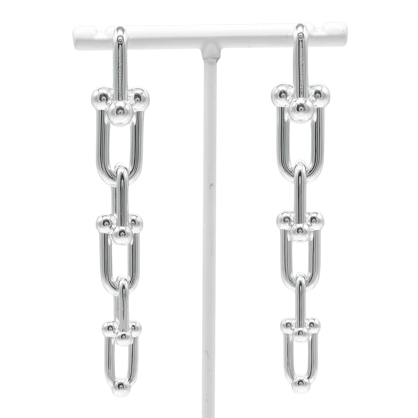 Tiffany & Co. Tiffany & Co. Tiffany HardWear Graduated Link Silver 925 Earrings Metal Earrings Size ONE SIZE - 3 Thumbnail