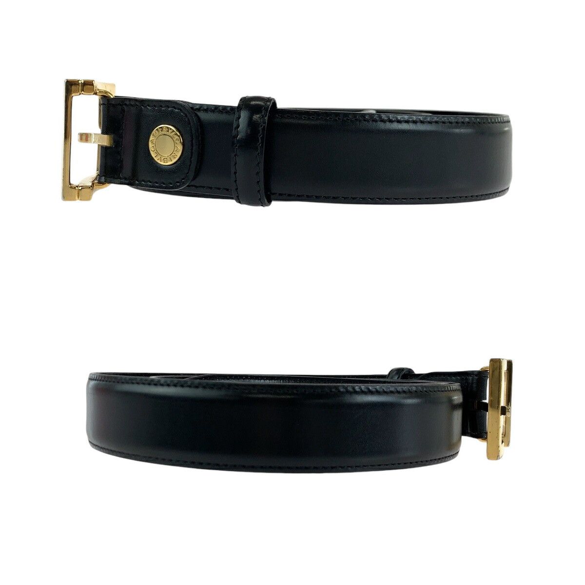 Bvlgari Bvlgari Bvlgari Square Buckle Leather Belt Leather Other DUTY FREE for USA Size ONE SIZE - 3 Thumbnail