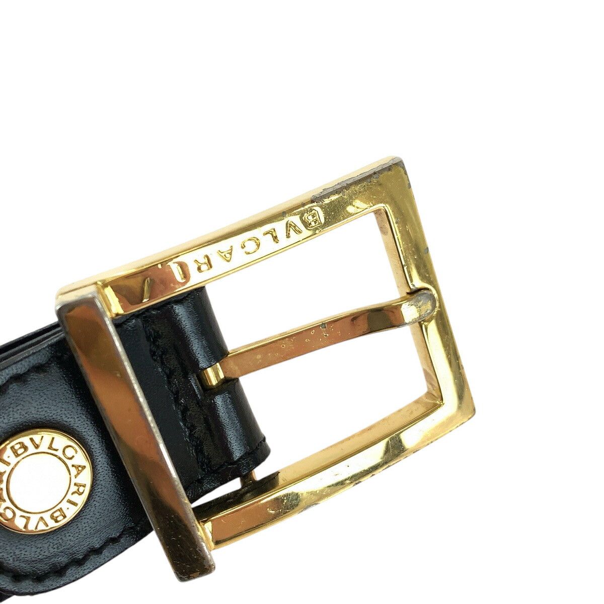 Bvlgari Bvlgari Bvlgari Square Buckle Leather Belt Leather Other DUTY FREE for USA Size ONE SIZE - 9 Thumbnail