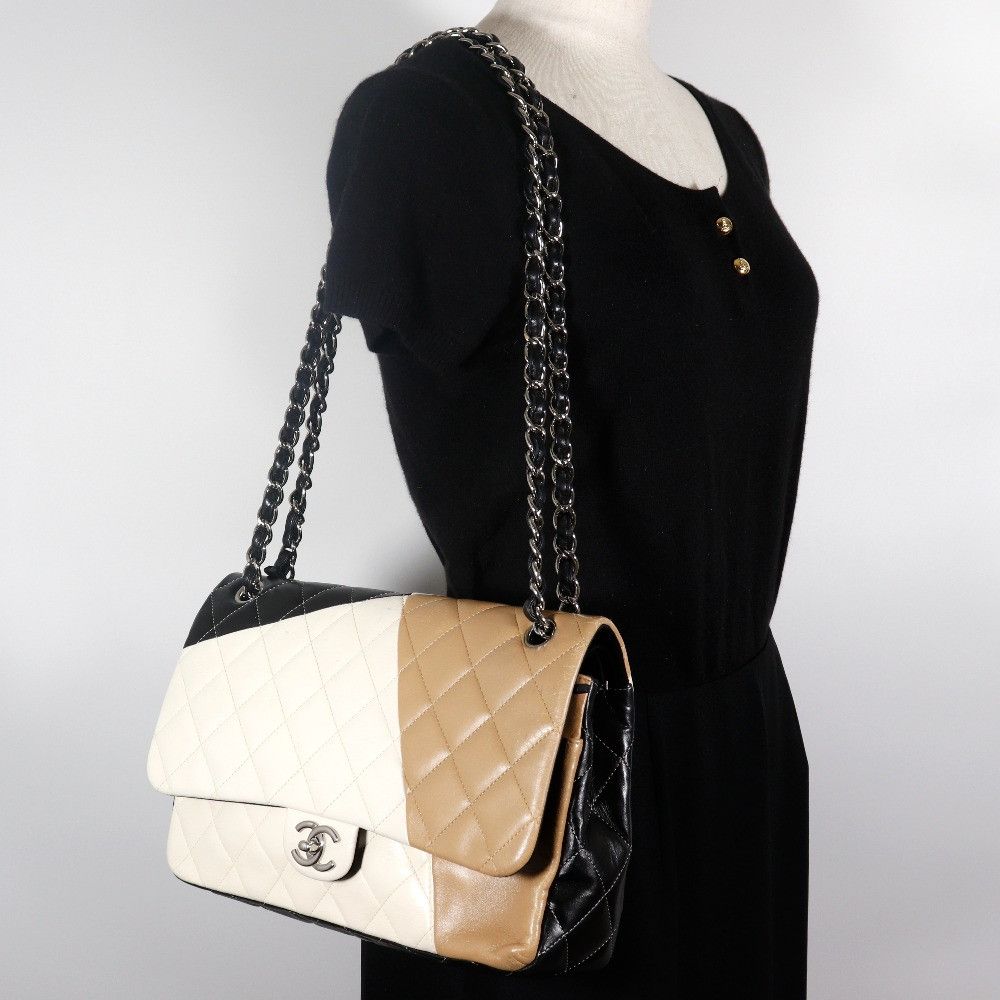 Chanel Chanel Chanel Deauville Matelasse Calfskin 2way Shoulder Bag Leather Shoulder Bag Size ONE SIZE - 17 Thumbnail