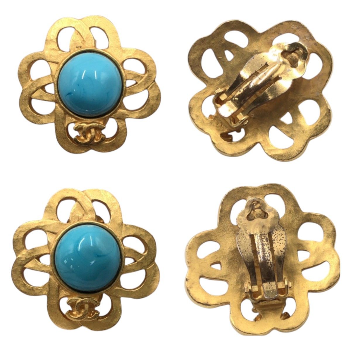 Chanel Chanel Chanel Coco Mark Gripoix Earrings Metal Earrings DUTY FREE for USA Size ONE SIZE - 3 Thumbnail