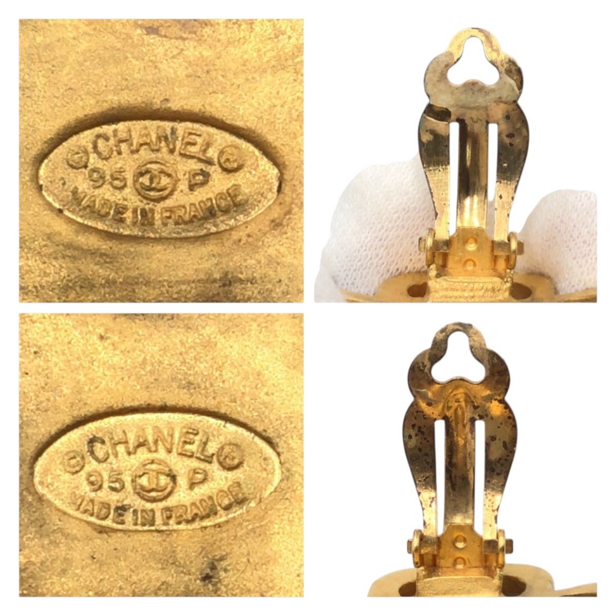 Chanel Chanel Chanel Coco Mark Gripoix Earrings Metal Earrings DUTY FREE for USA Size ONE SIZE - 5 Thumbnail
