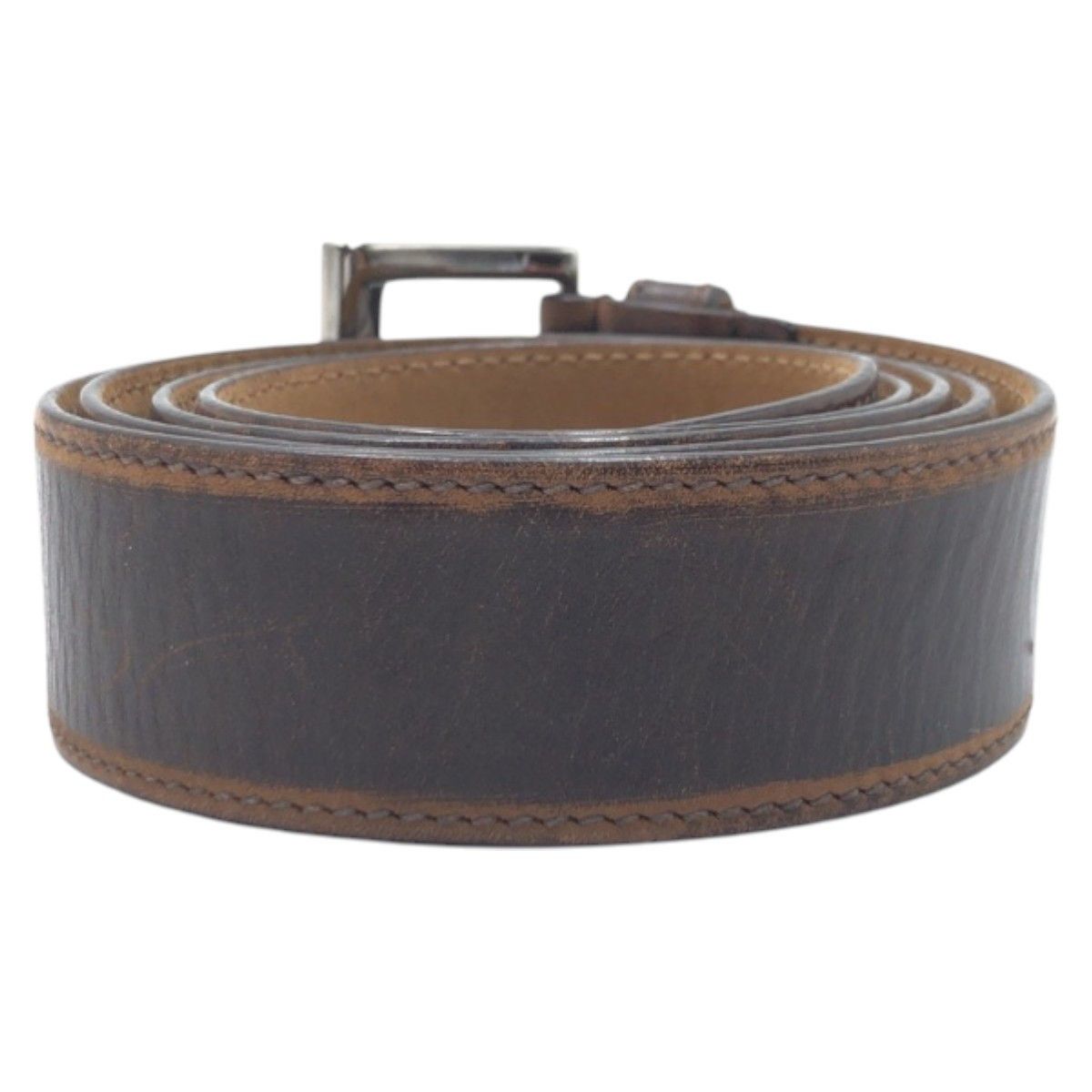 Prada Prada Prada 1C 3889 Leather Metal Belt Leather Other 1C 3889 Size ONE SIZE - 2 Thumbnail