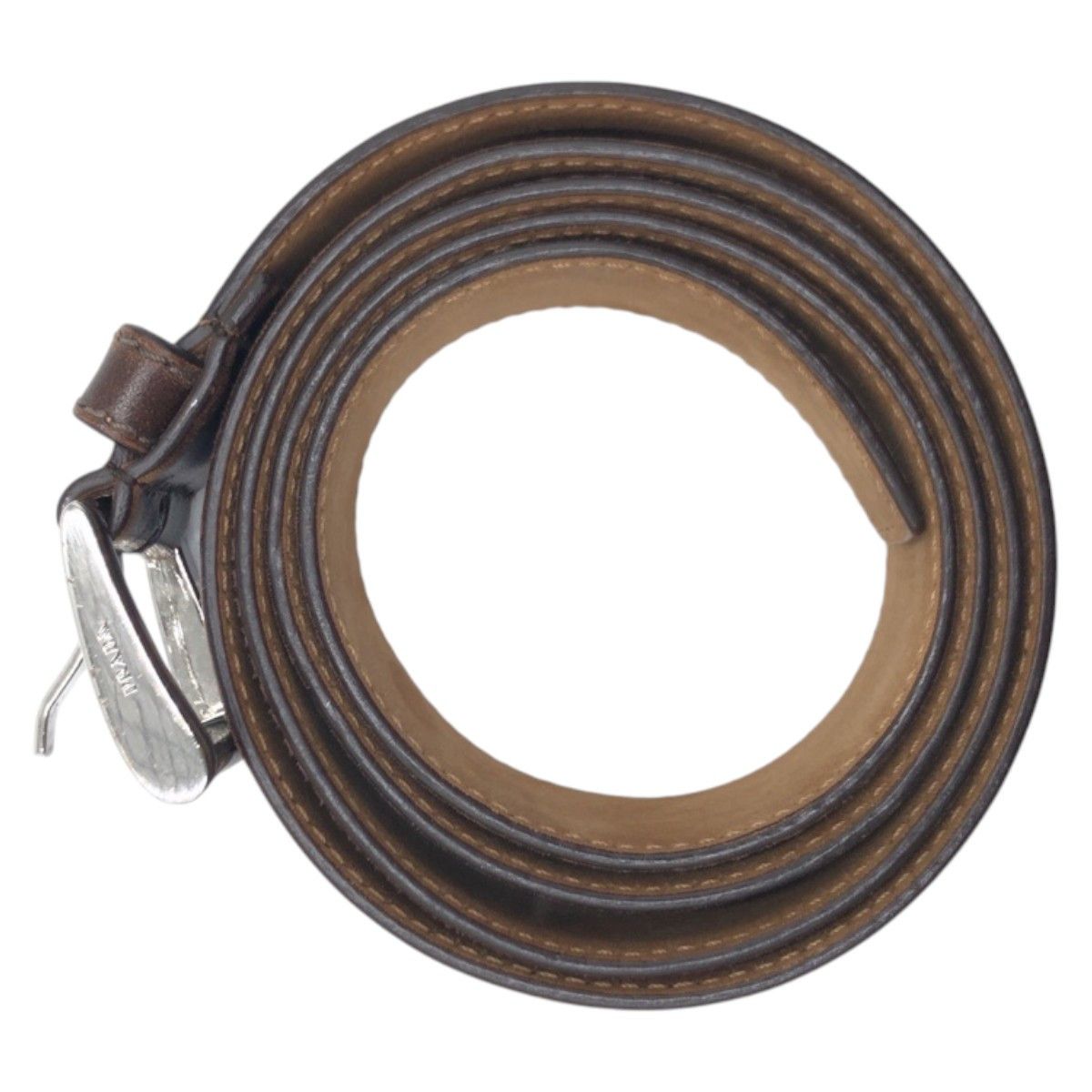 Prada Prada Prada 1C 3889 Leather Metal Belt Leather Other 1C 3889 Size ONE SIZE - 4 Thumbnail