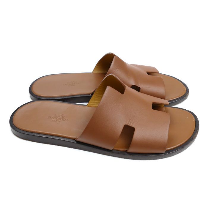 Hermes Hermes Hermes Izmir Leather Sandals Leather Shoes Size ONE SIZE - 3 Thumbnail