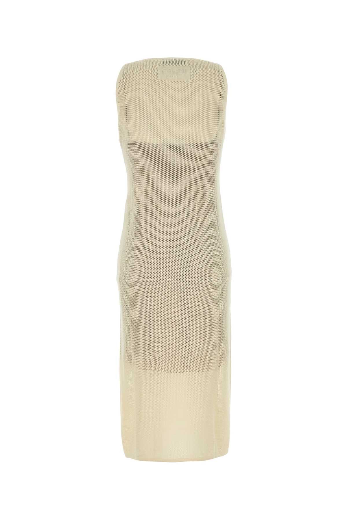 Fendi Cream Mesh Dress Size M / US 6-8 / IT 42-44 - 2 Thumbnail