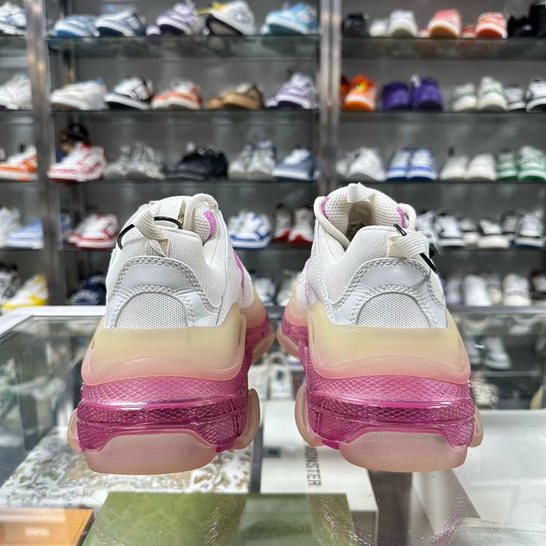 Balenciaga Balenciaga Triple S Sneakers White Pink Size 39 Size US 14 / EU 47 - 4 Thumbnail