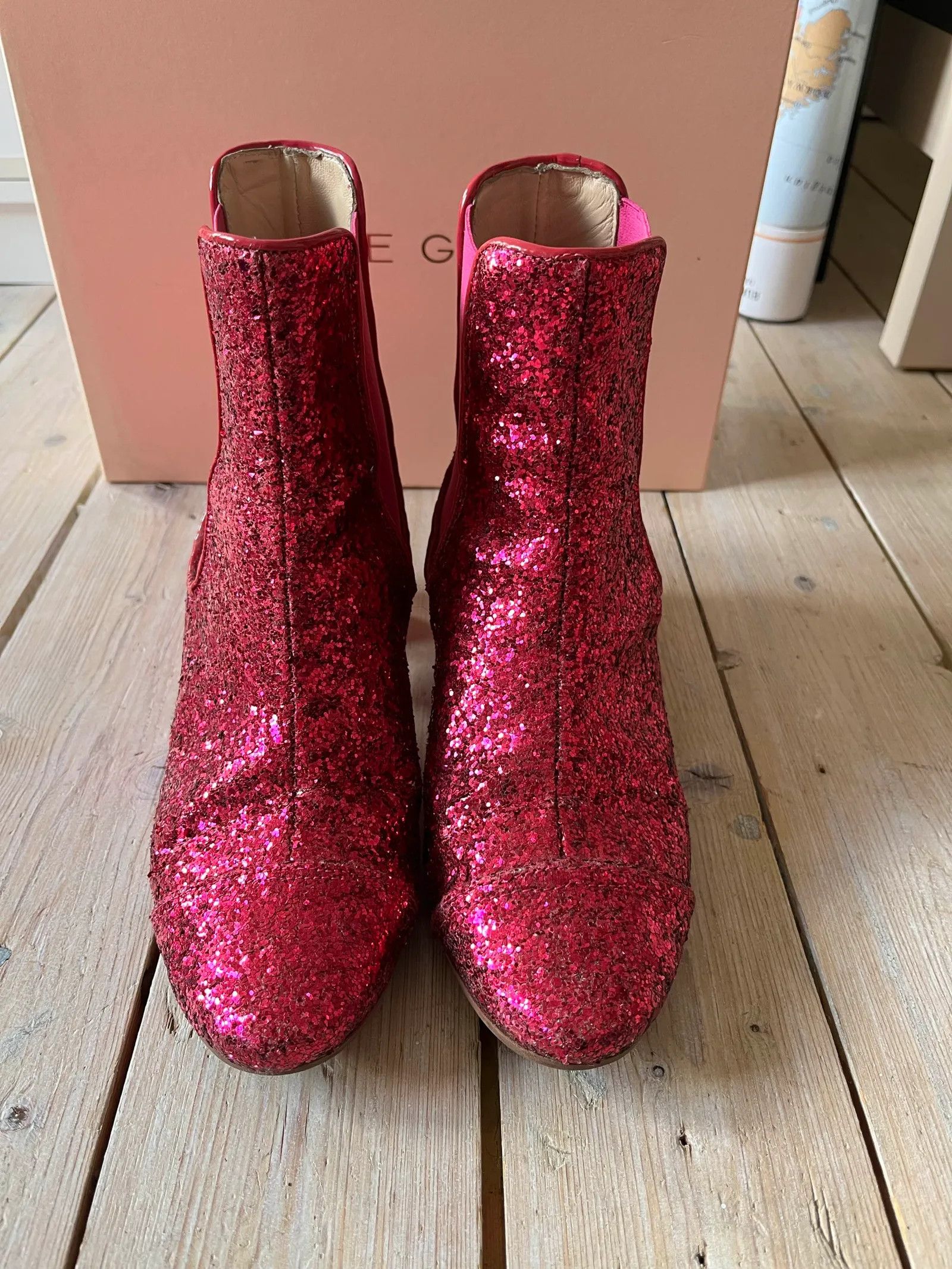 Stine Goya Stine Goya Anita fuchasia glitter Boots Size US 7 / IT 37 - 4 Thumbnail