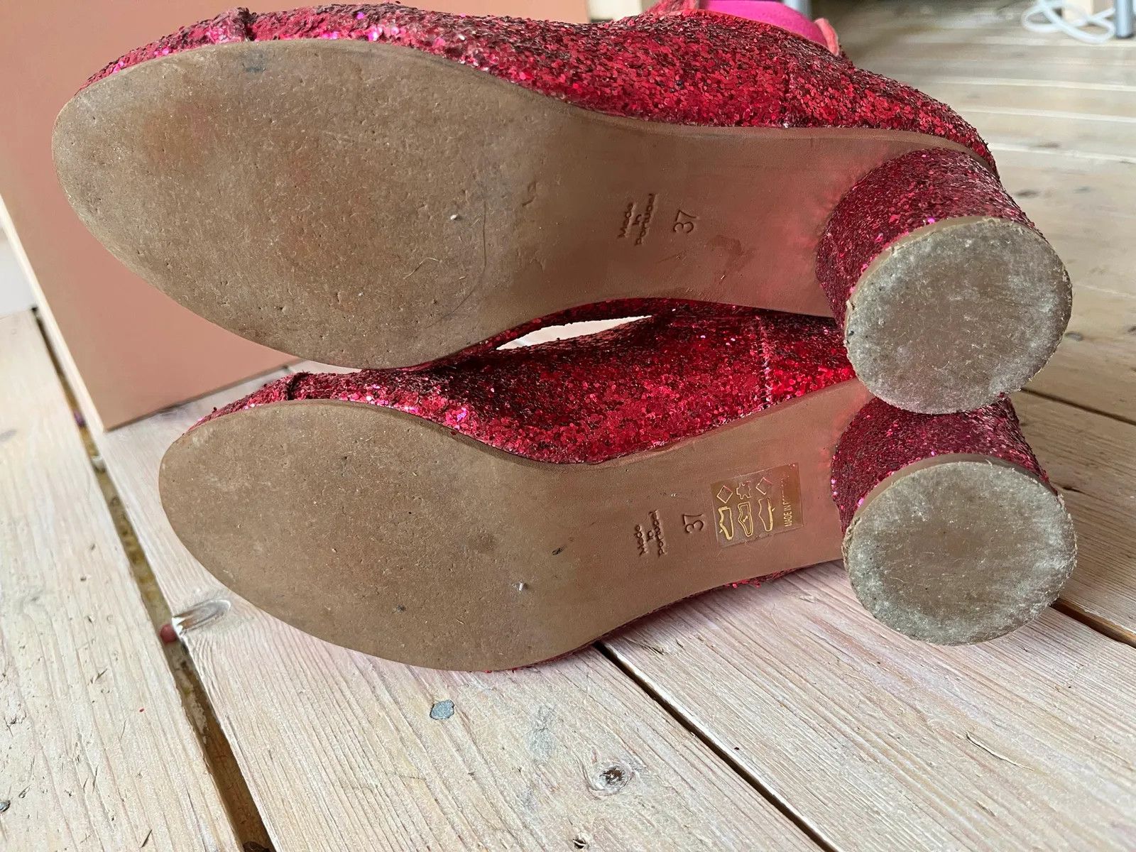 Stine Goya Stine Goya Anita fuchasia glitter Boots Size US 7 / IT 37 - 7 Thumbnail