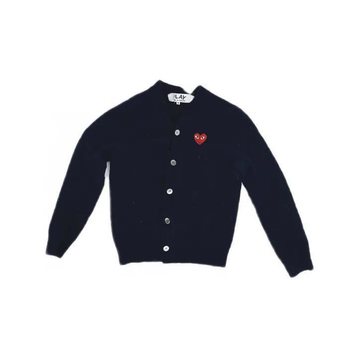 Comme des Garcons Comme des Garçons Play Red Heart Cardigan 0079 Size US M / EU 48-50 / 2 - 2 Thumbnail
