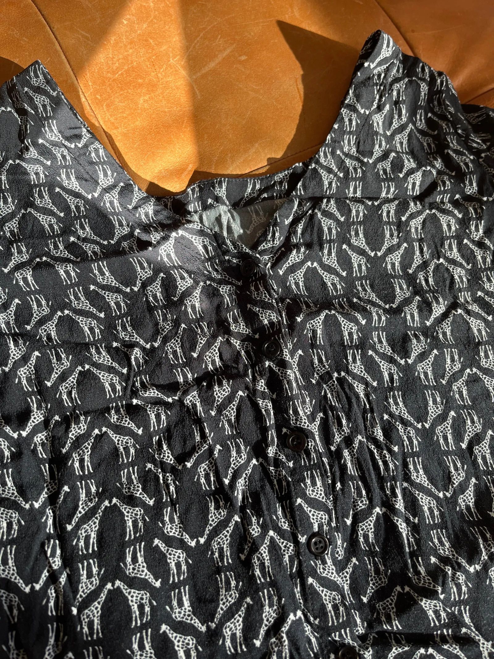 Rodebjer Rodebjer Hamada Girafe Blouse Size S / US 4 / IT 40 - 4 Thumbnail