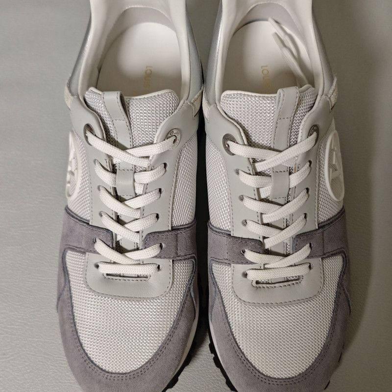 Louis Vuitton Louis Vuitton Gray Run Away Low-Top Sneakers 0079 Size US 5.5 / EU 38 - 2 Thumbnail