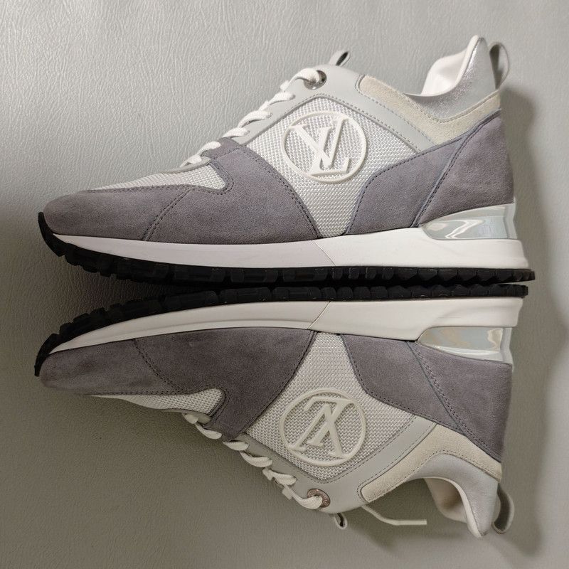 Louis Vuitton Louis Vuitton Gray Run Away Low-Top Sneakers 0079 Size US 5.5 / EU 38 - 8 Thumbnail