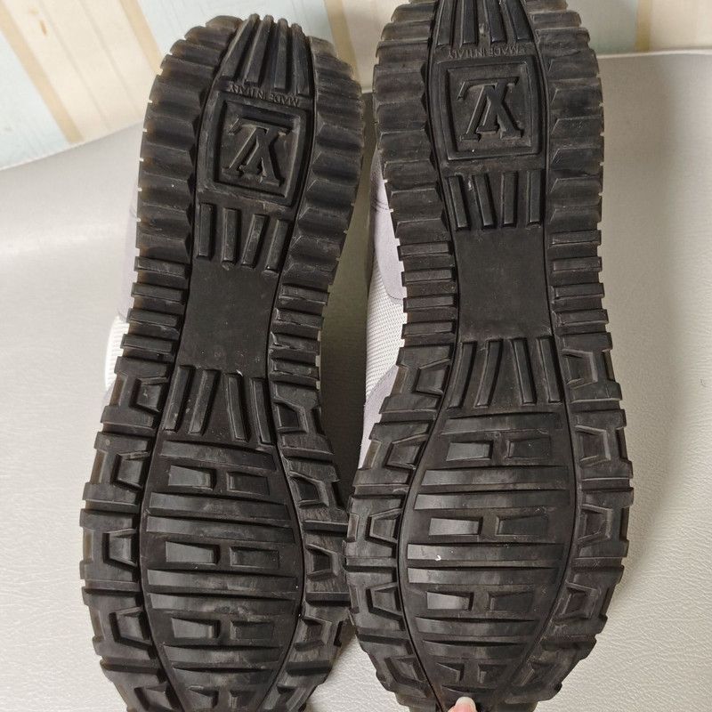 Louis Vuitton Louis Vuitton Gray Run Away Low-Top Sneakers 0079 Size US 5.5 / EU 38 - 4 Thumbnail