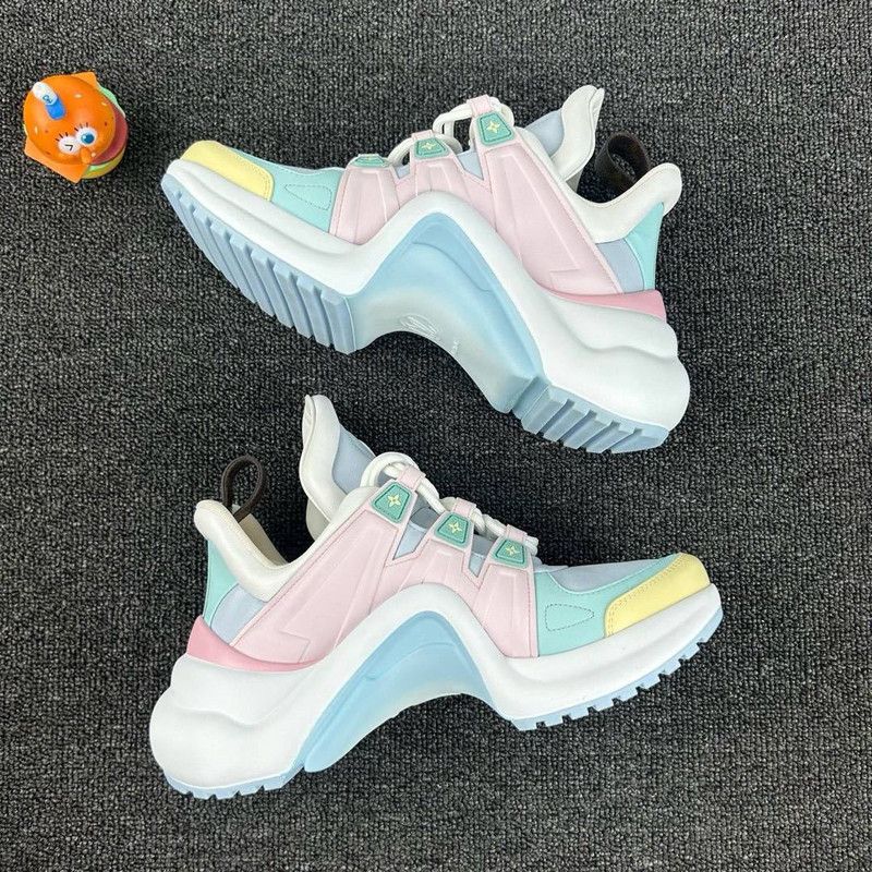 Louis Vuitton Louis Vuitton Archlight Colorful Low-Top Sneakers 0079 Size US 8 / IT 38 - 3 Thumbnail