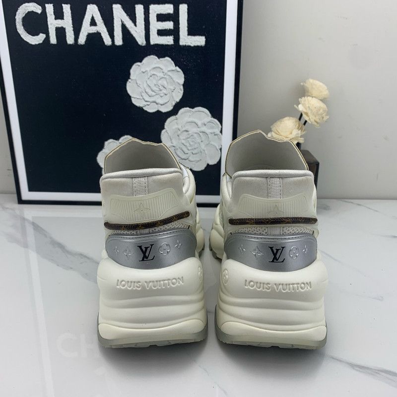 Louis Vuitton Louis Vuitton Run 55 Low Top Sneakers 0079 Size US 5.5 / EU 38 - 3 Thumbnail