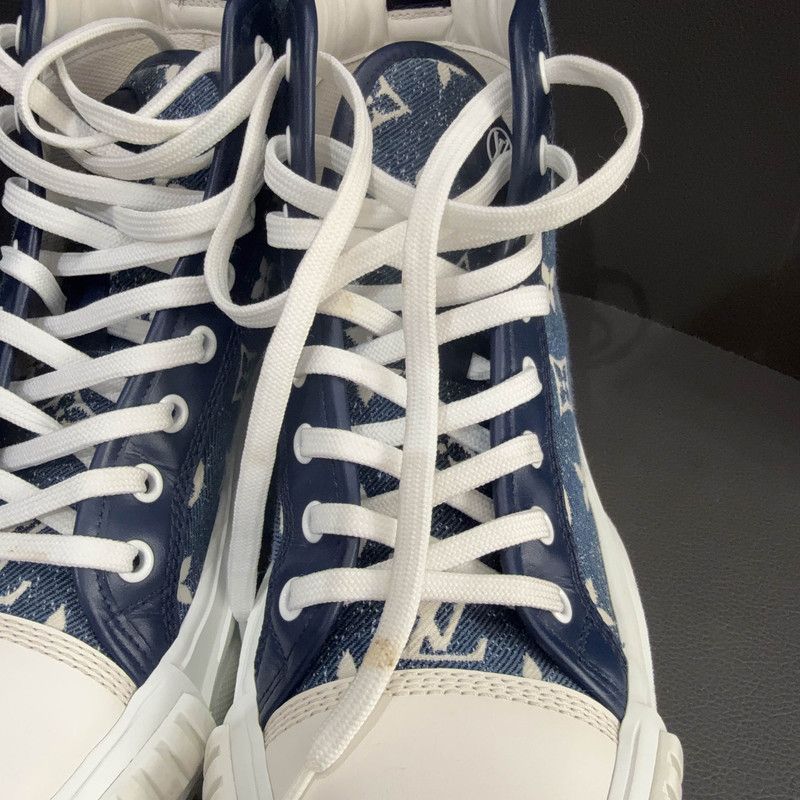 Louis Vuitton Louis Vuitton Squad Boot Monogram High-Top Sneakers 0079 Size US 6 / EU 39 - 7 Thumbnail