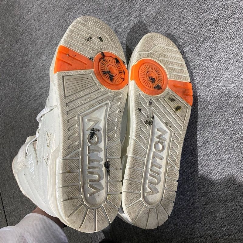 Louis Vuitton Louis Vuitton Trainer Stylish High-Top Sneakers 0079 Size US 10 / EU 43 - 4 Thumbnail