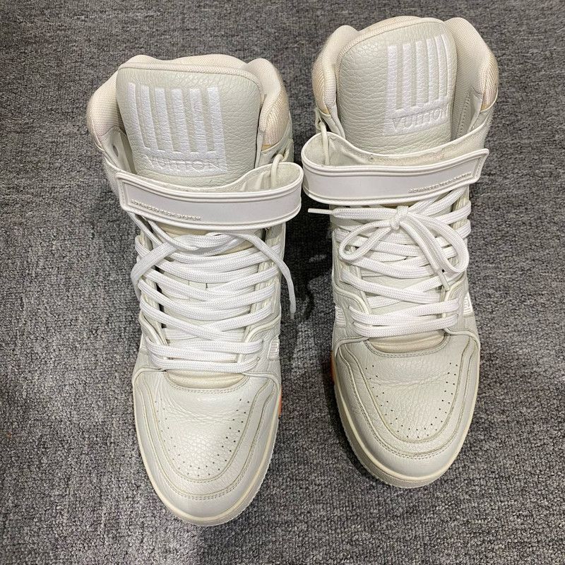 Louis Vuitton Louis Vuitton Trainer Stylish High-Top Sneakers 0079 Size US 10 / EU 43 - 2 Thumbnail