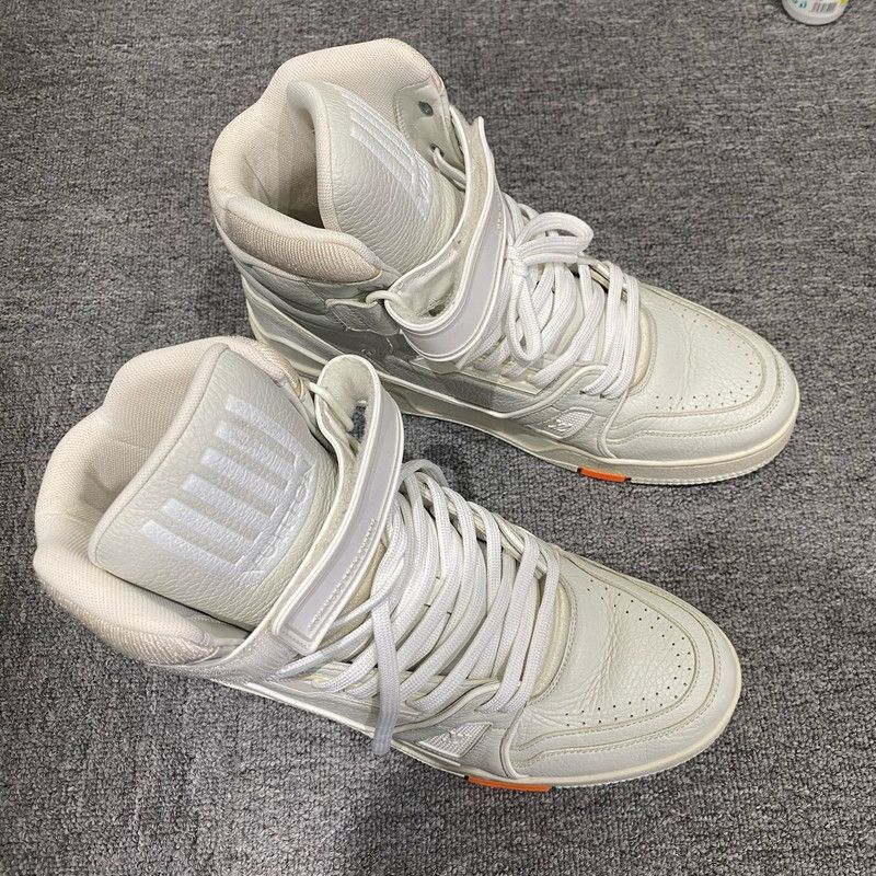 Louis Vuitton Louis Vuitton Trainer Stylish High-Top Sneakers 0079 Size US 10 / EU 43 - 7 Thumbnail