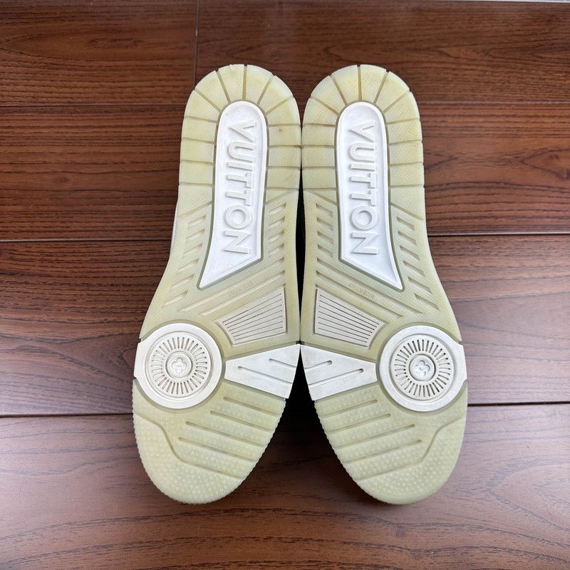 Louis Vuitton Louis Vuitton White Trainer Low Top Sneakers 0079 Size US 10 / EU 43 - 4 Thumbnail