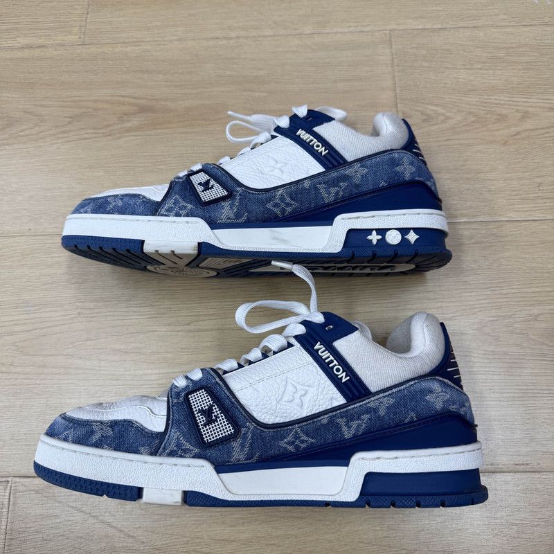 Louis Vuitton Louis Vuitton Denim Casual Low-Top Sneakers 0079 Size US 10 / EU 43 - 9 Thumbnail