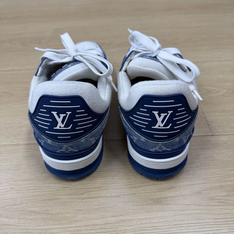 Louis Vuitton Louis Vuitton Denim Casual Low-Top Sneakers 0079 Size US 10 / EU 43 - 3 Thumbnail