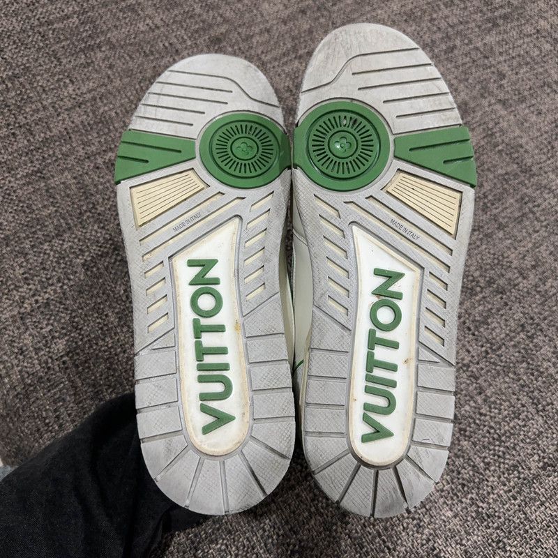 Louis Vuitton Louis Vuitton Vintage Classic Green Trainers 0079 Size US 10 / EU 43 - 4 Thumbnail