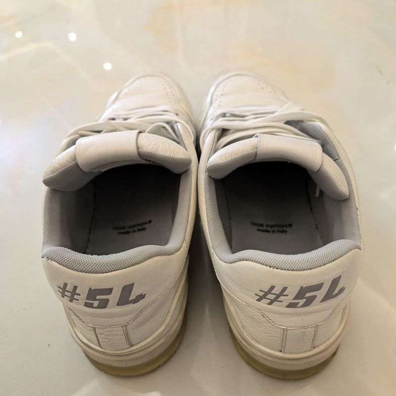 Louis Vuitton Louis Vuitton White Cement Low-Top Sneakers 0079 Size US 10 / EU 43 - 3 Thumbnail