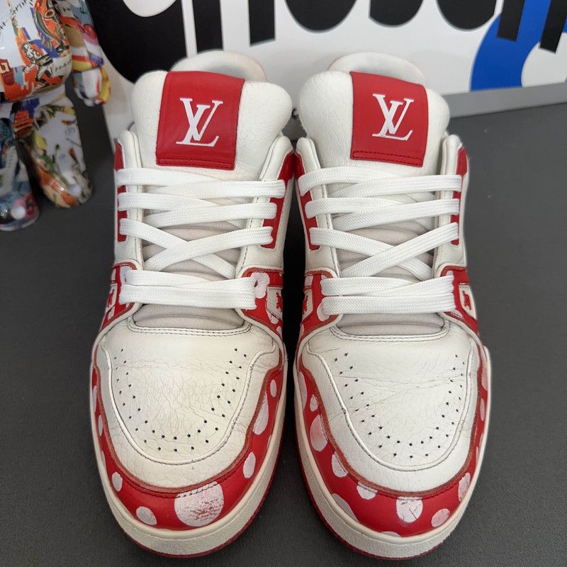 Louis Vuitton Yayoi Kusama x Louis Vuitton Trainer Sneakers 0079 Size US 10 / EU 43 - 2 Thumbnail