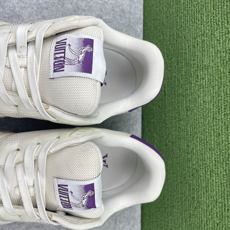 Louis Vuitton Louis Vuitton Trainer Fashion Sneakers in White Purple 0079 Size US 10 / EU 43 - 8 Thumbnail