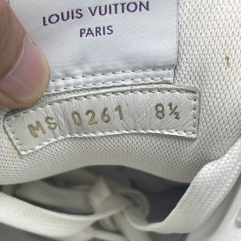 Louis Vuitton Louis Vuitton Trainer Fashion Sneakers in White Purple 0079 Size US 10 / EU 43 - 5 Thumbnail
