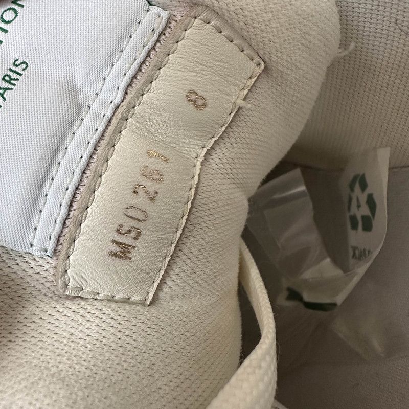 Louis Vuitton Louis Vuitton Trainer Classic Green and White Sneakers 0079 Size US 10 / EU 43 - 5 Thumbnail