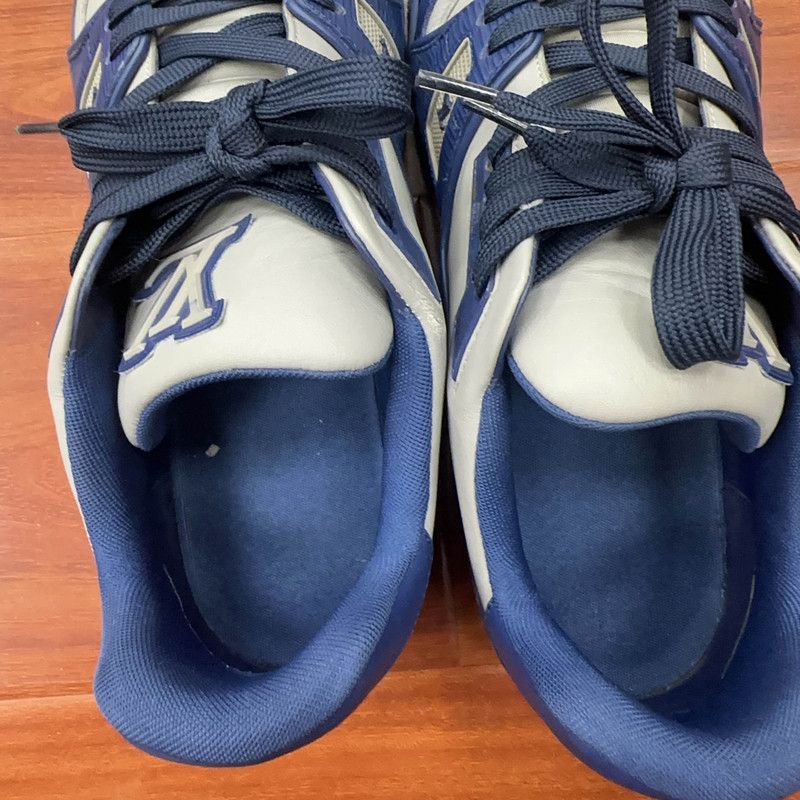 Louis Vuitton Louis Vuitton Gray Blue Low Top Sneakers 0079 Size US 9 / EU 42 - 6 Thumbnail