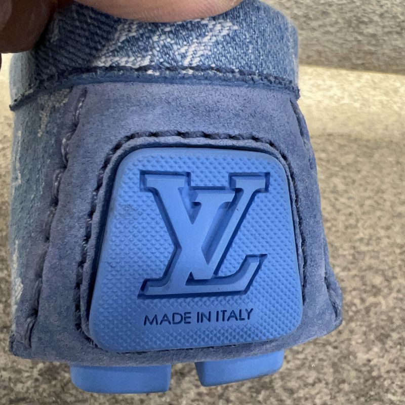 Louis Vuitton Louis Vuitton Denim Moccasin Driver Shoes for Men 0079 Size US 10 / EU 43 - 7 Thumbnail