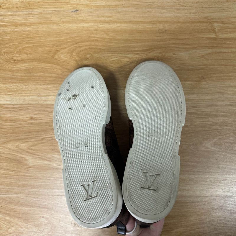 Louis Vuitton Louis Vuitton Black Brown Sneakers 0079 Size US 10 / EU 43 - 4 Thumbnail