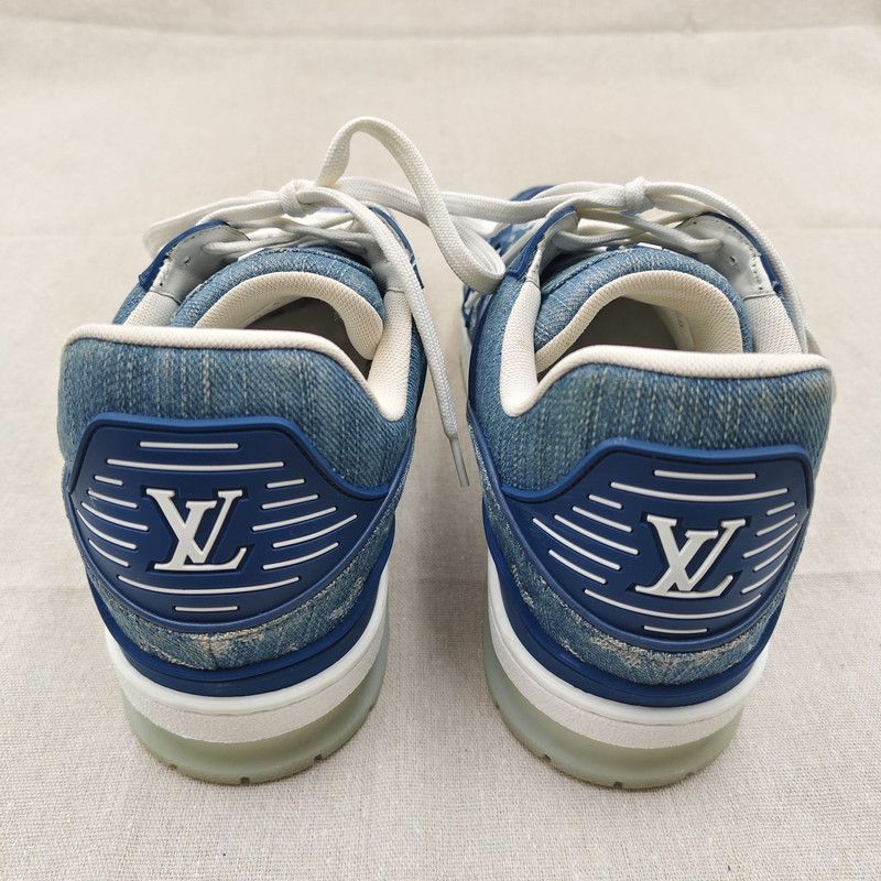 Louis Vuitton Louis Vuitton Stylish Blue Sneakers for Men 0079 Size US 10 / EU 43 - 3 Thumbnail